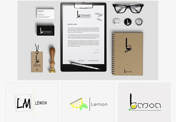 lemon logo project